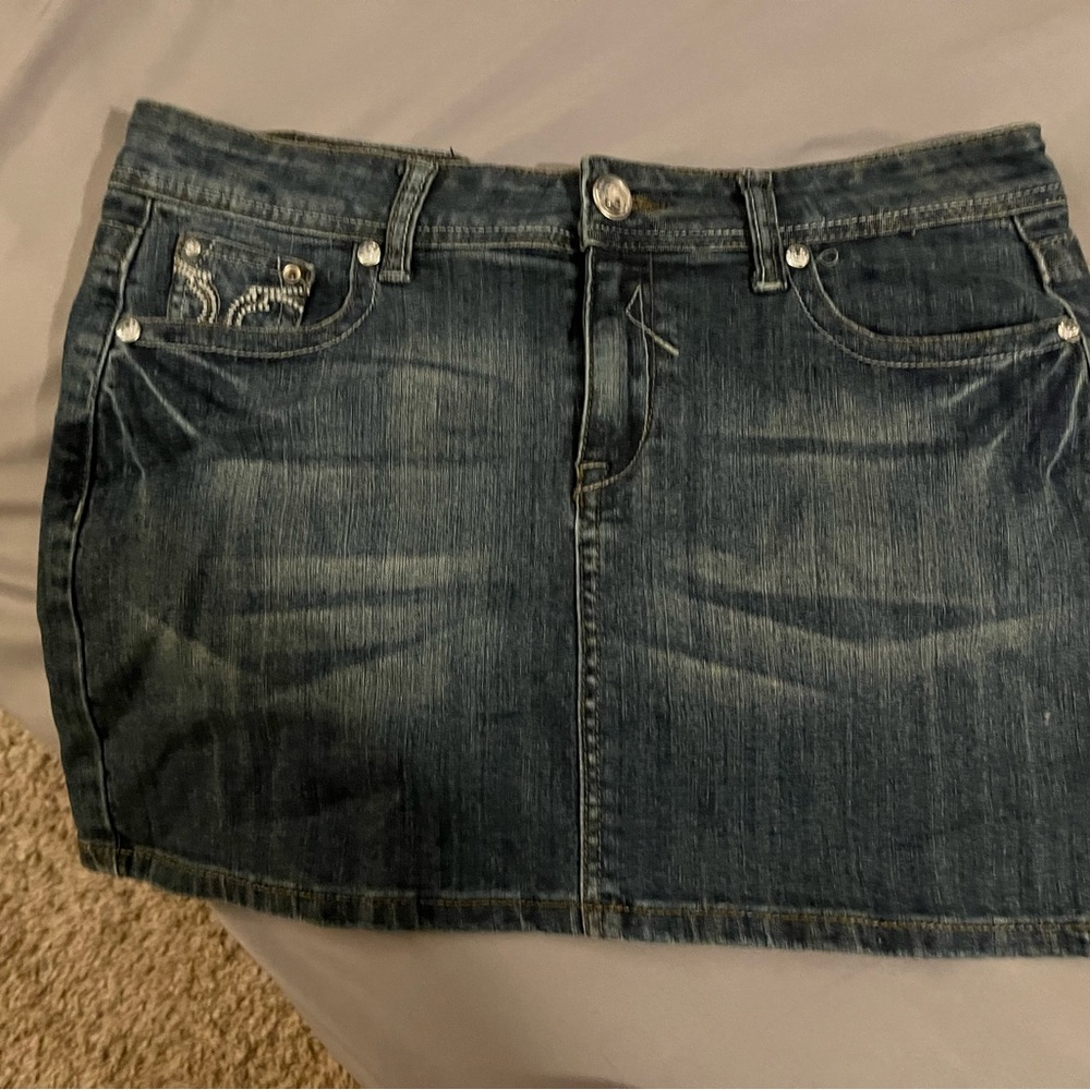 Women’s, good time, jean skirt